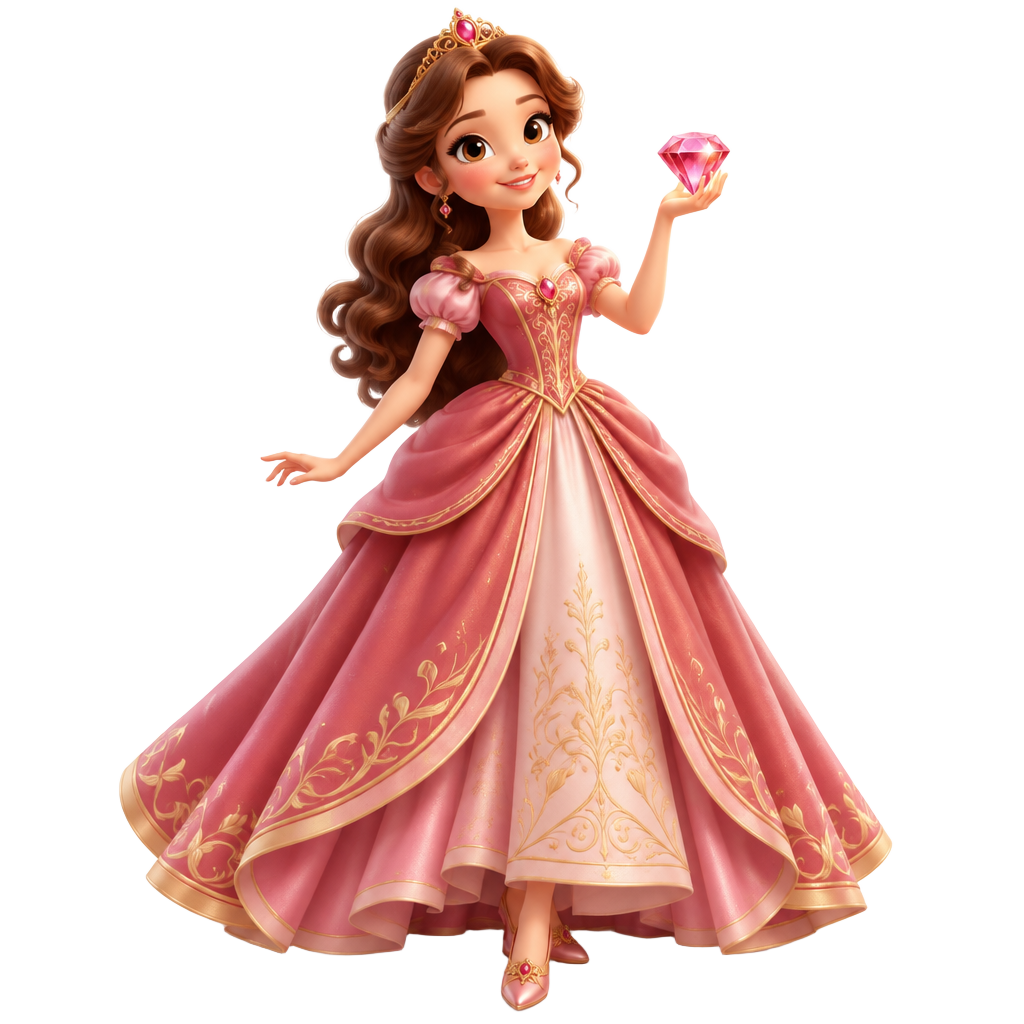 Princess Ada, Kind Leader, holding the Crown Jewel